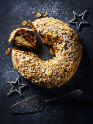 Extra Special Brown Butter & Spiced Dark Rum Stollen Wreath, £8